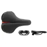 Velo B97-01 D1 U-carry Cykelsadel, Orange / black, 270mm