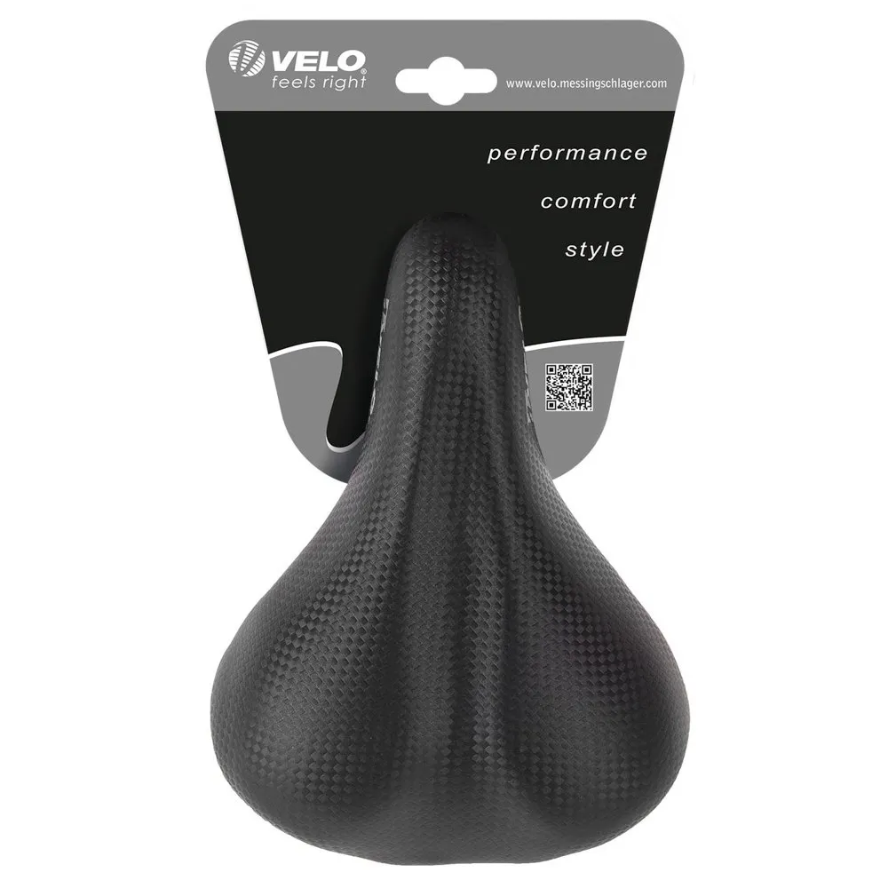 Velo Basic Cykelsadel, Black, 153mm Velo Basic Cykelsadel, Black, 153mm