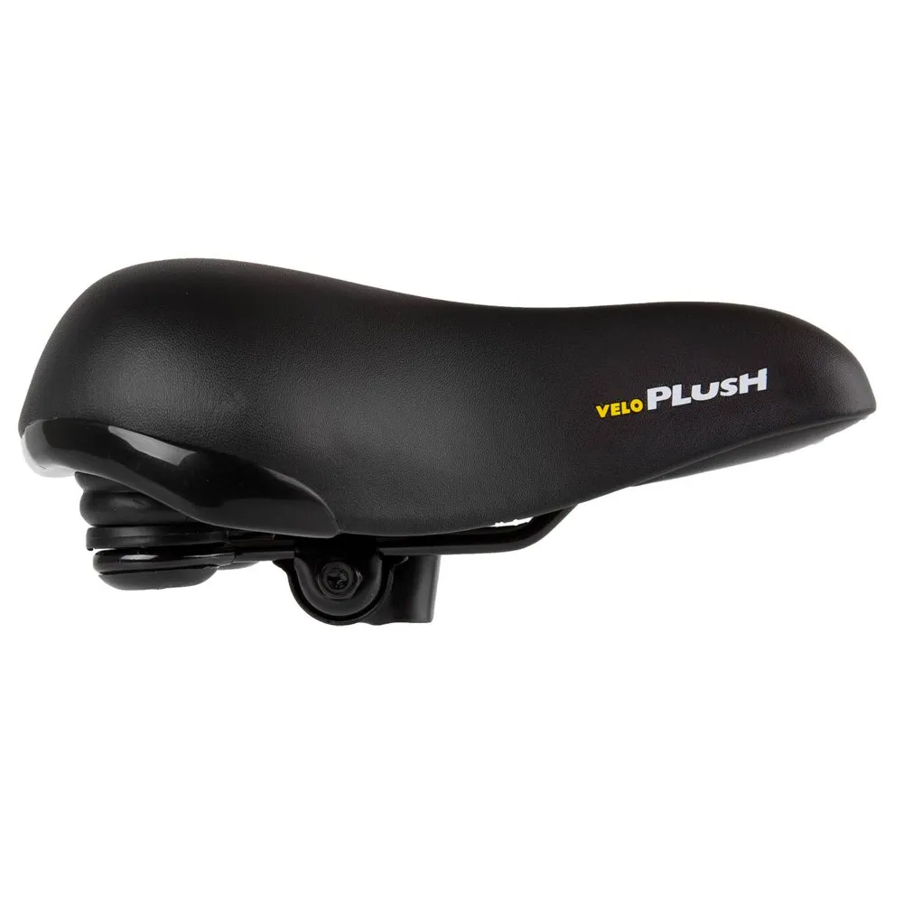 Velo Elasto D2 Cykelsadel, Black, 220mm