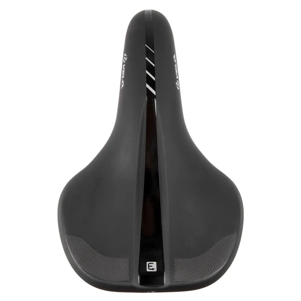 Velo Fit E1 M Cykelsadel, Black, 190mm