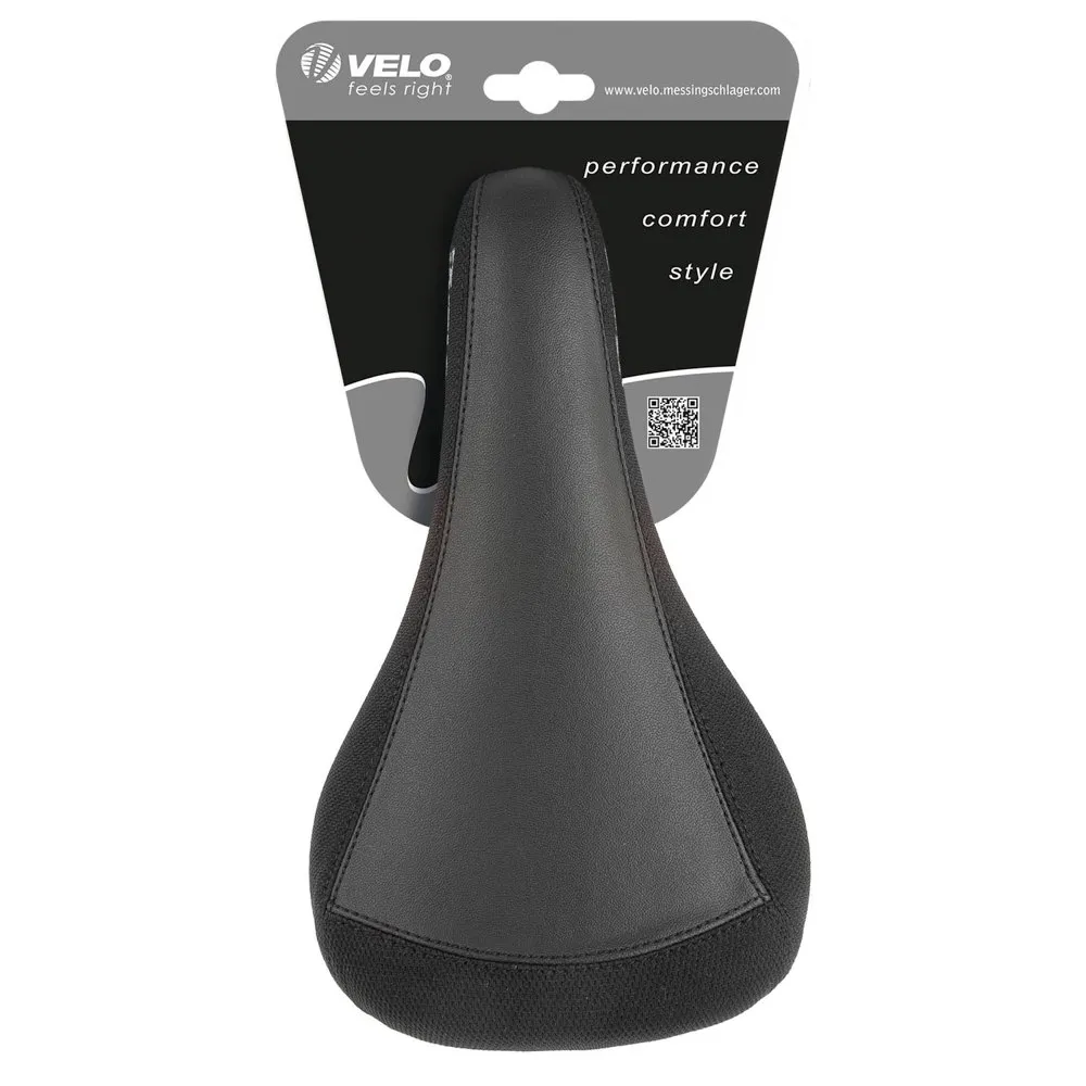 Velo Melow Cykelsadel, Black, 137mm