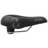Velo Plush Elasto Cykelsadel, Black, 211mm