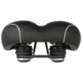 Velo Plush Elasto Cykelsadel, Black, 211mm