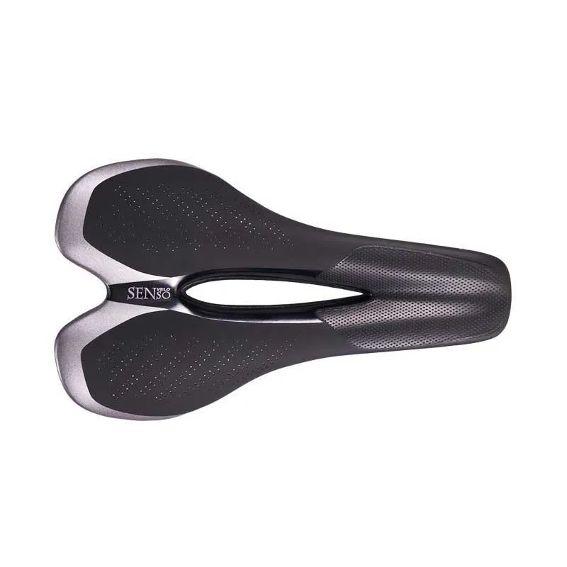 Velo Senso Tri Cykelsadel, Silver / black, 245mm Velo Senso Tri Cykelsadel, Silver / black, 245mm