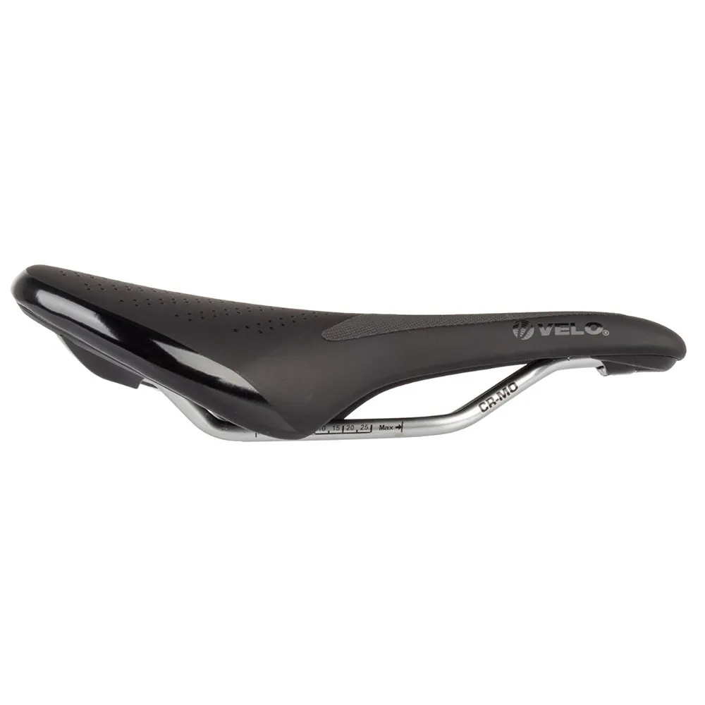 Velo Shorty Sport Racing Sadel, Black, 155mm