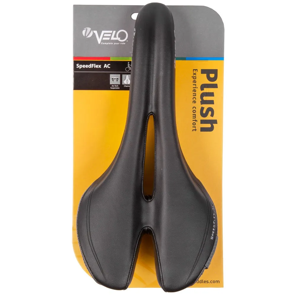 Velo Speedflex Ac Cykelsadel, Black, 130mm Velo Speedflex Ac Cykelsadel, Black, 130mm