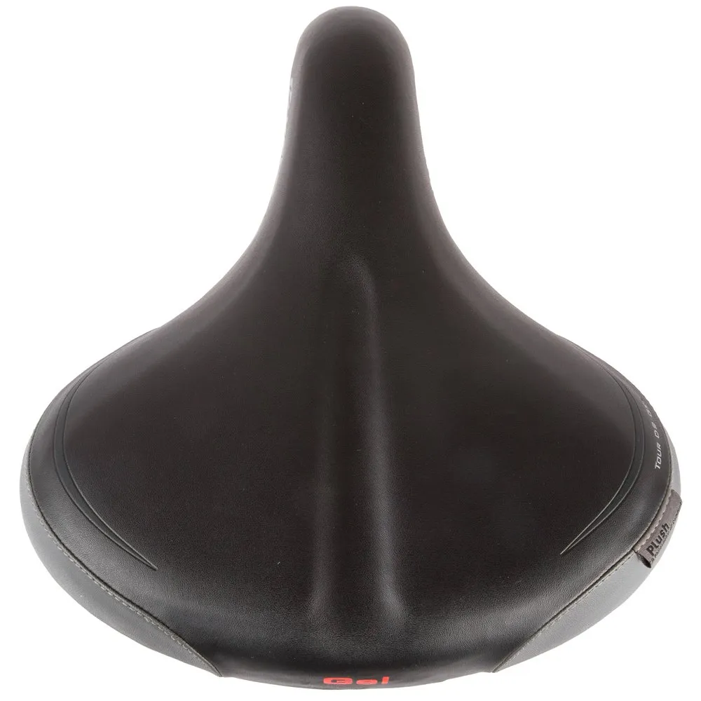 Velo Tour Ds Gel Cykelsadel, Black / grey, 255mm