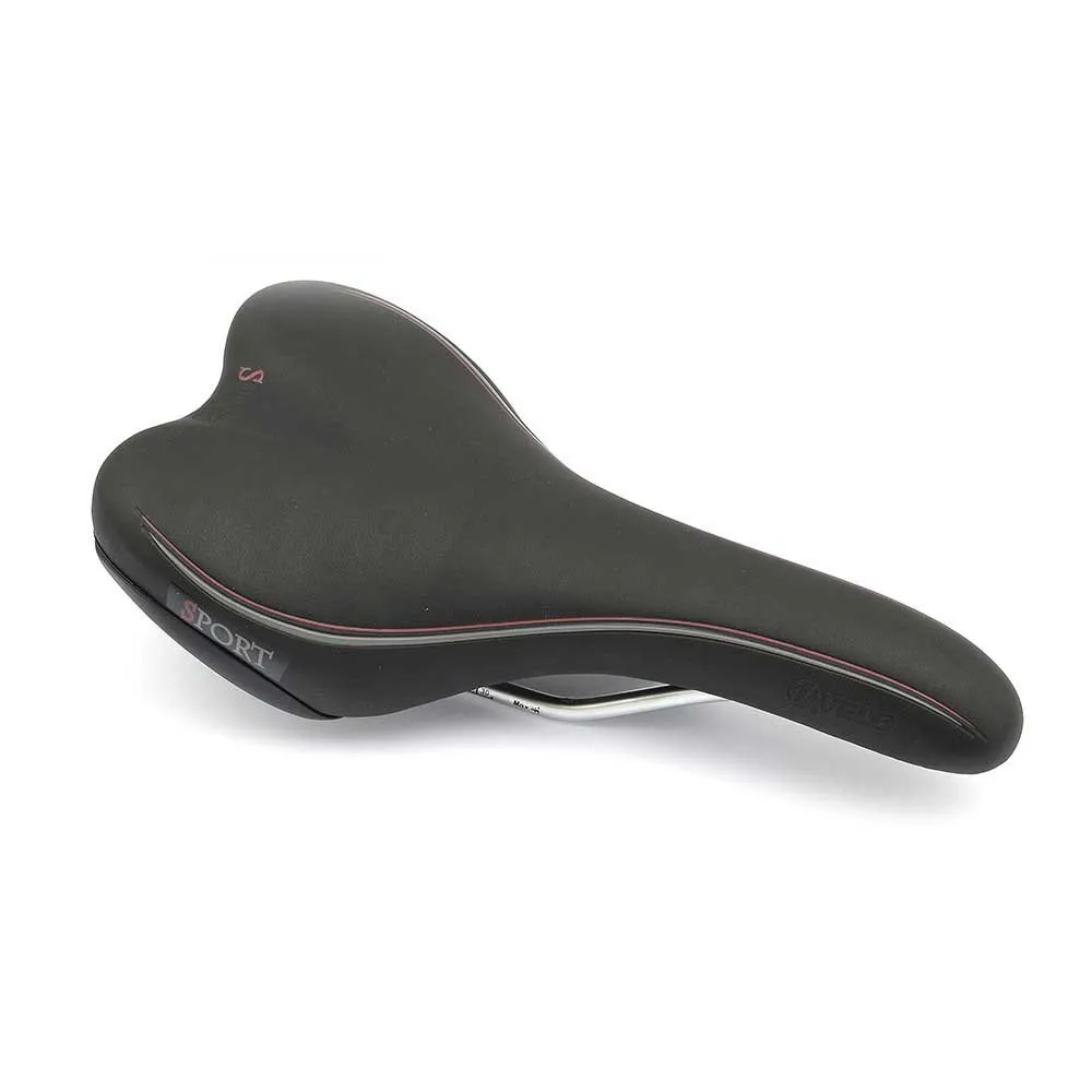 Velo Vl3135 Steel Cykelsadel, Black, 149mm