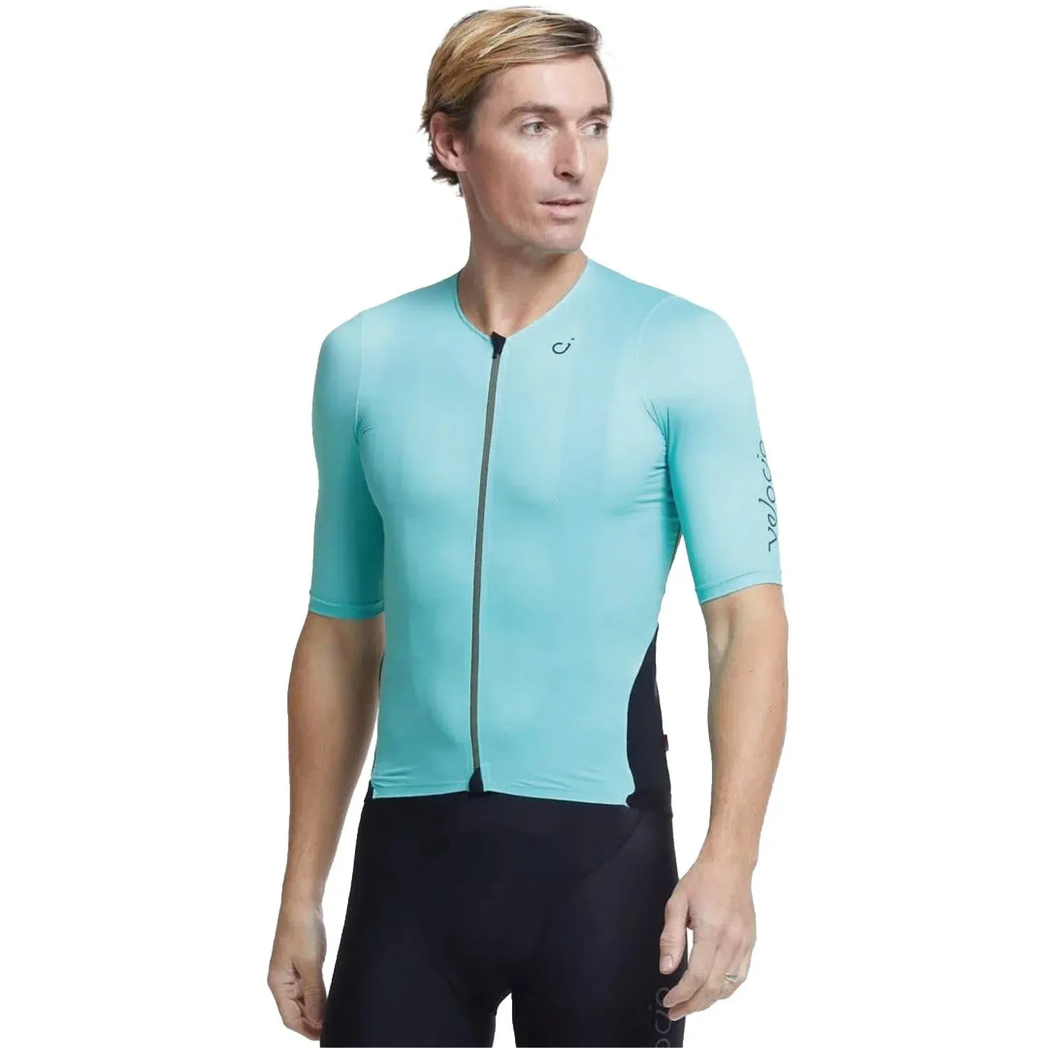 Velocio Concept jersey, Celeste / Dark Olive Velocio Concept jersey, Celeste / Dark Olive