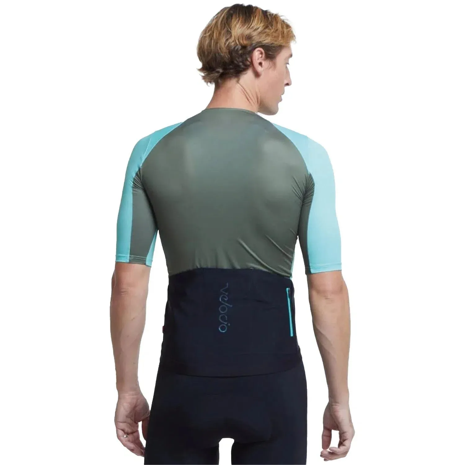 Velocio Concept jersey, Celeste / Dark Olive Velocio Concept jersey, Celeste / Dark Olive