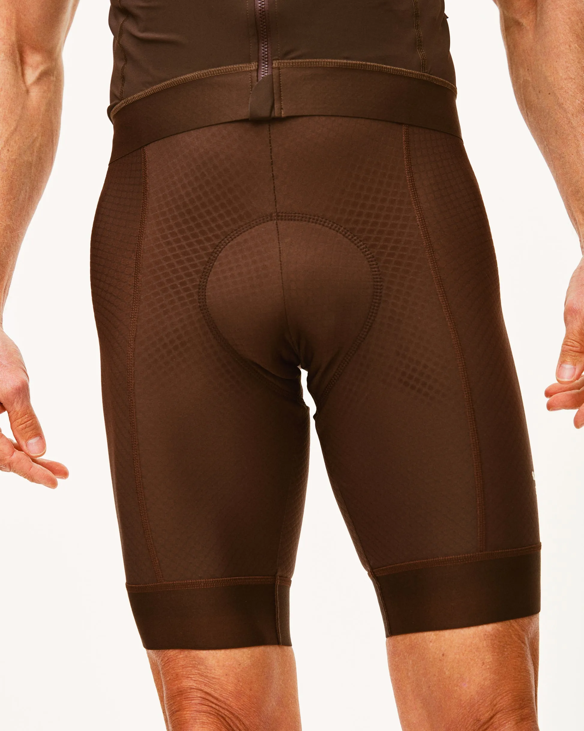 Velodrom CC Essential Bib Shorts, Light Brown Velodrom CC Essential Bib Shorts, Light Brown
