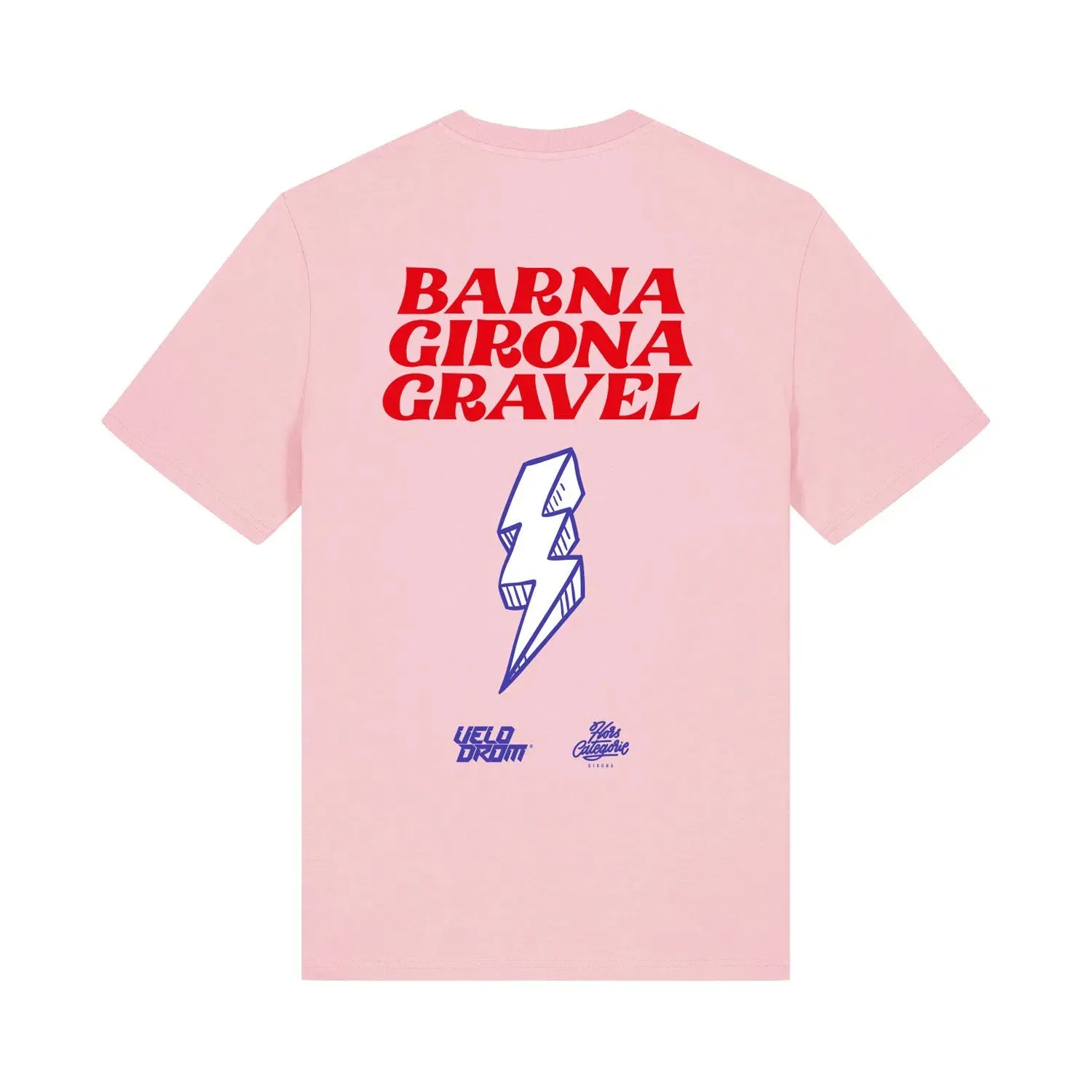 Velodrom CC VELODROM Tshirt Barna Girona Gravel, Strawberry