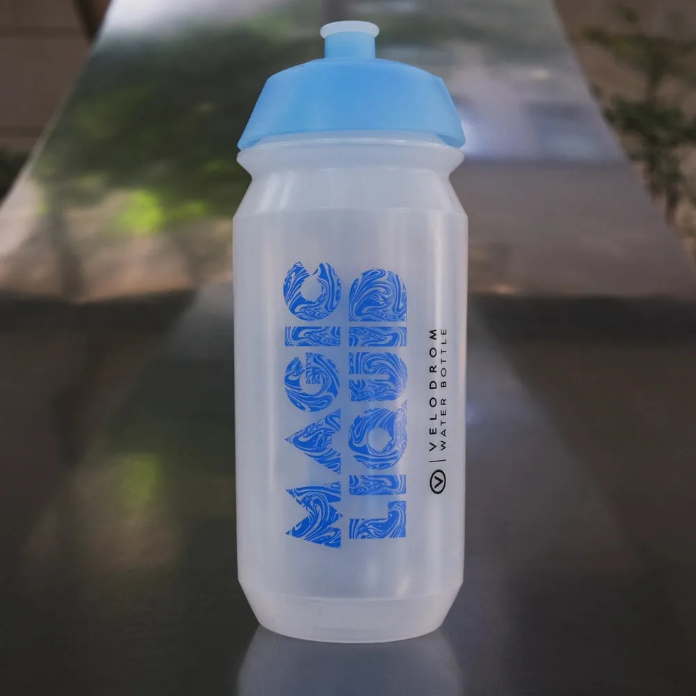 Velodrom VCC Bidon Magic, Transparent/Light Blue 3.0 Velodrom VCC Bidon Magic, Transparent/Light Blue 3.0