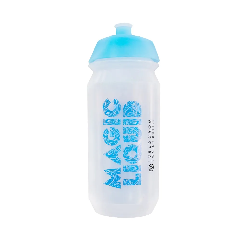 Velodrom VCC Bidon Magic, Transparent/Light Blue 3.0 Velodrom VCC Bidon Magic, Transparent/Light Blue 3.0