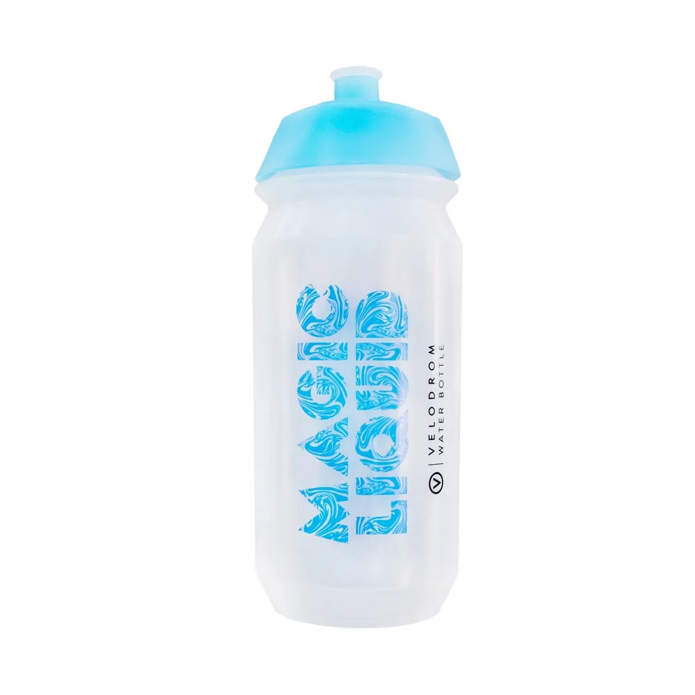 Velodrom VCC Bidon Magic, Transparent/Light Blue 3.0 Velodrom VCC Bidon Magic, Transparent/Light Blue 3.0