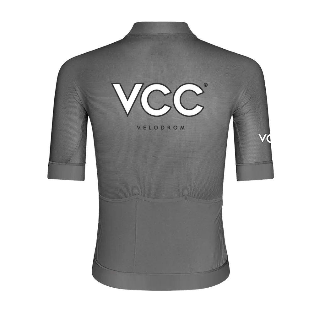 Velodrom VCC Classic Jersey SS24, Medium grey Velodrom VCC Classic Jersey SS24, Medium grey