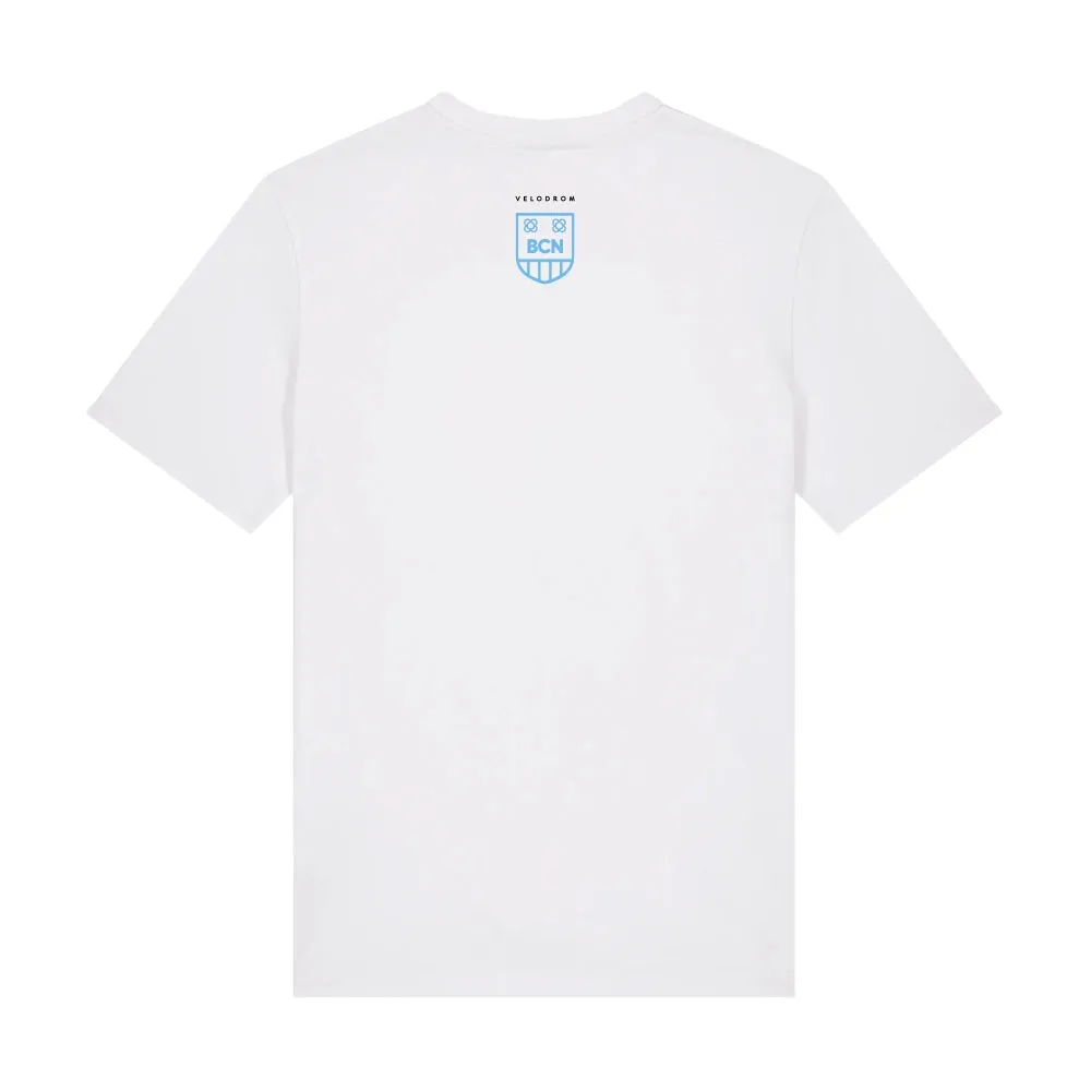 Velodrom VCC Tshirt Barcelona Insignia Edition, White Velodrom VCC Tshirt Barcelona Insignia Edition, White
