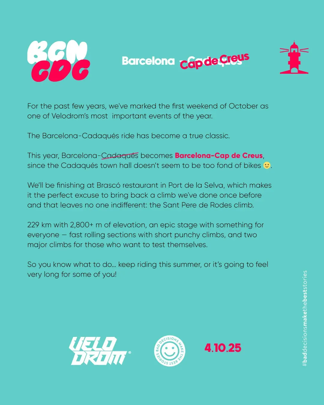 Velodrom VCC VELODROM Barcelona Cap de Creus 2025 Velodrom VCC VELODROM Barcelona Cap de Creus 2025