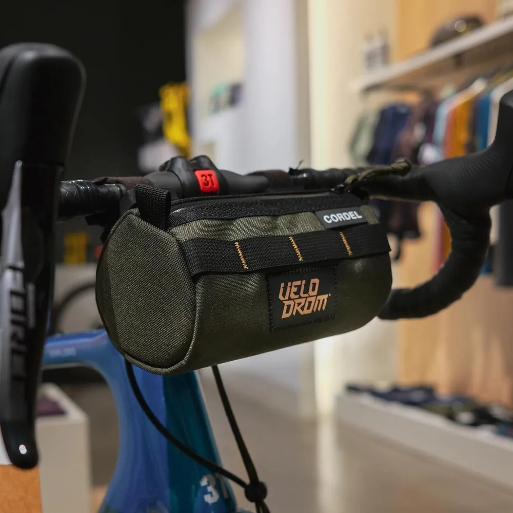 Velodrom VCC VELODROM Raceday by Cordel Durum Mini Handlebar Bag, Heavy Graphic Olive Velodrom VCC VELODROM Raceday by Cordel Durum Mini Handlebar Bag, Heavy Graphic Olive