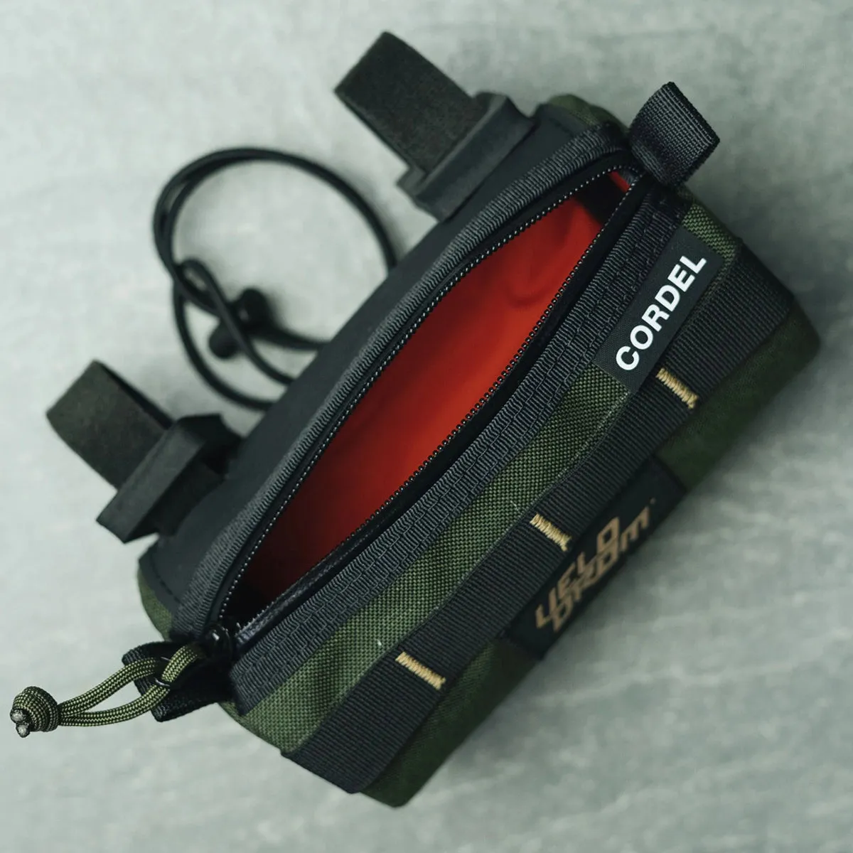 Velodrom VCC VELODROM Raceday by Cordel Durum Mini Handlebar Bag, Heavy Graphic Olive Velodrom VCC VELODROM Raceday by Cordel Durum Mini Handlebar Bag, Heavy Graphic Olive