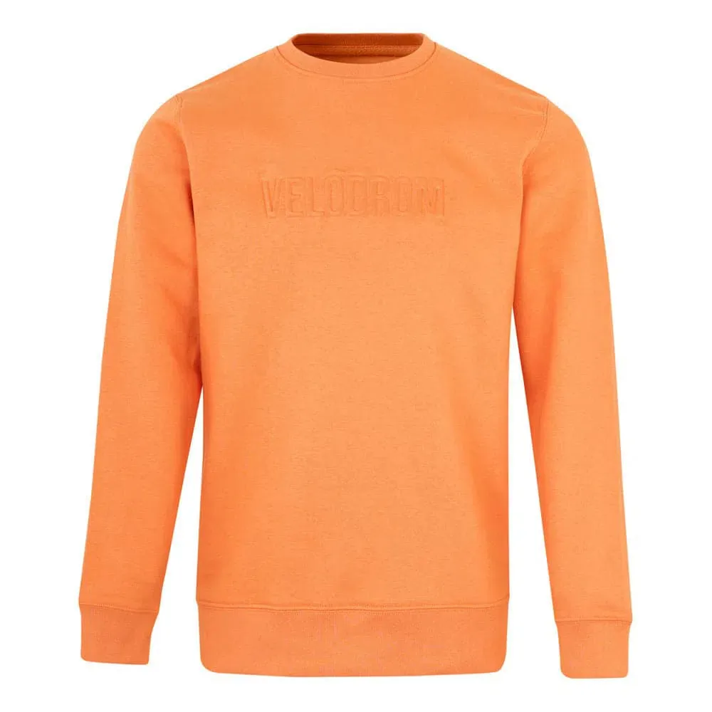Velodrom VCC VELODROM Sweatshirt Emboss, Burned Orange Velodrom VCC VELODROM Sweatshirt Emboss, Burned Orange