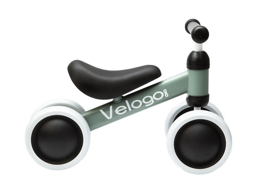 Velogo springcykel från 1 år 4 hjul mint, Grön