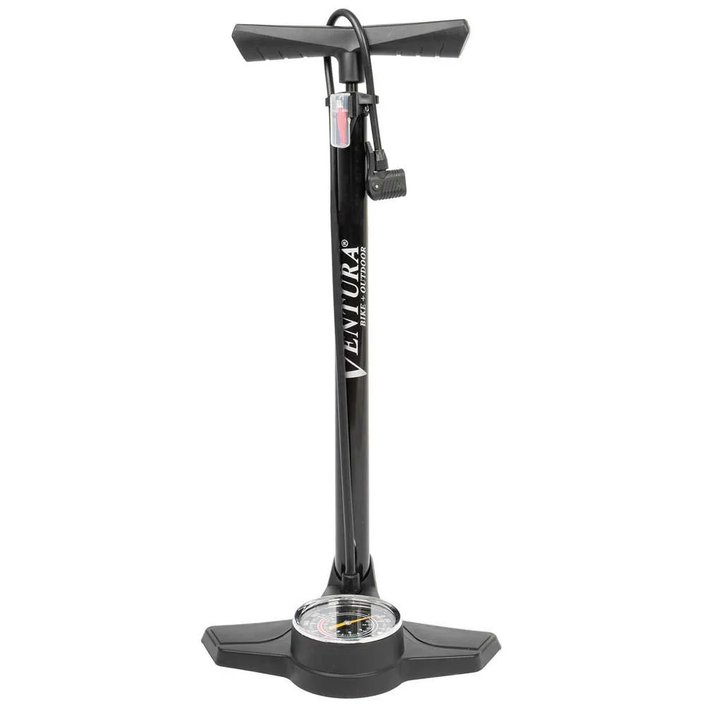 Ventura Metal Cykelpump, Black, 120psi Ventura Metal Cykelpump, Black, 120psi