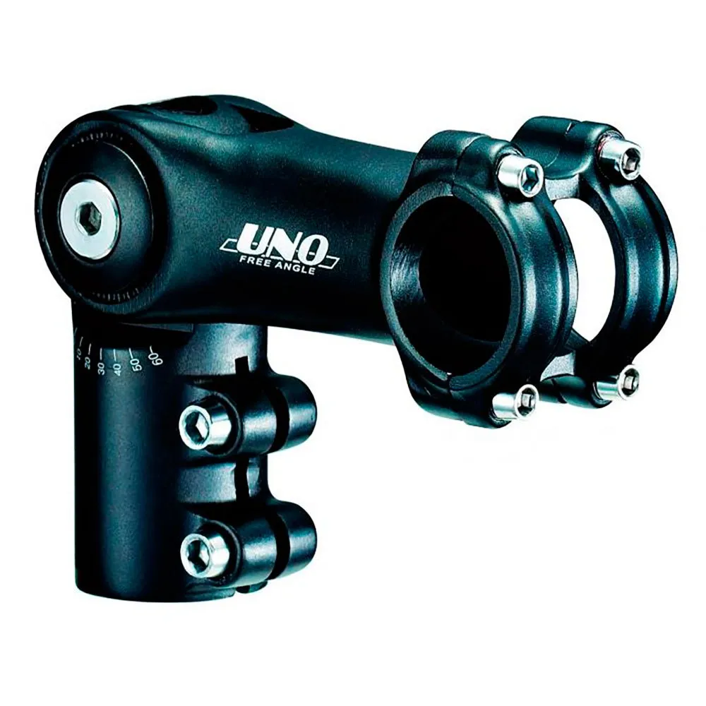 Venzo Aviat Tz Cykelstyrstam, Black, 80mm