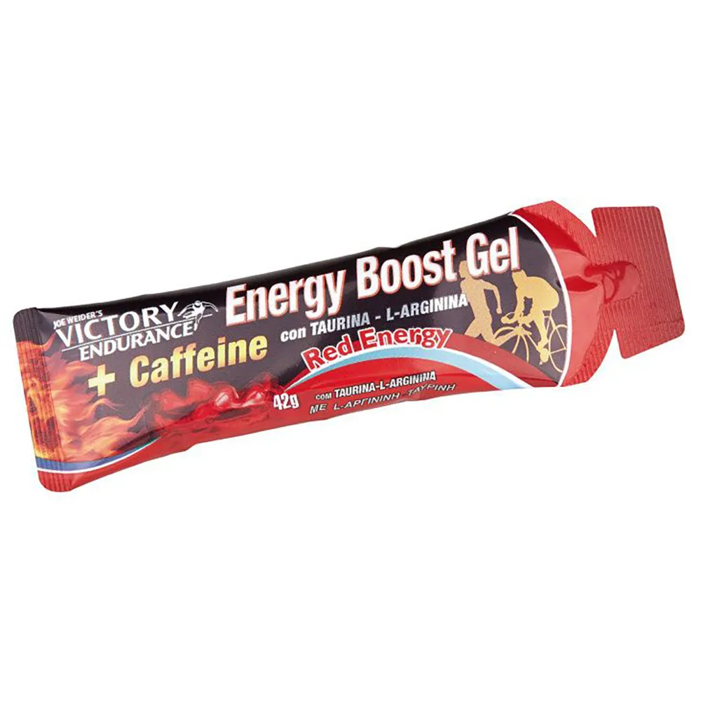 Victory Endurance Boost Red Låda Med Energigeler 42g 24 Enheter, One size