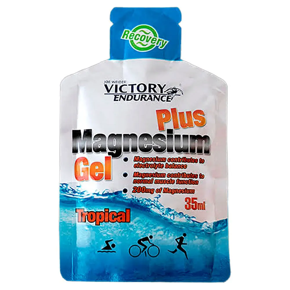 Victory Endurance Magnesium Plus Låda Med Energigeler Tropisk 35ml 12 Enheter, One Size