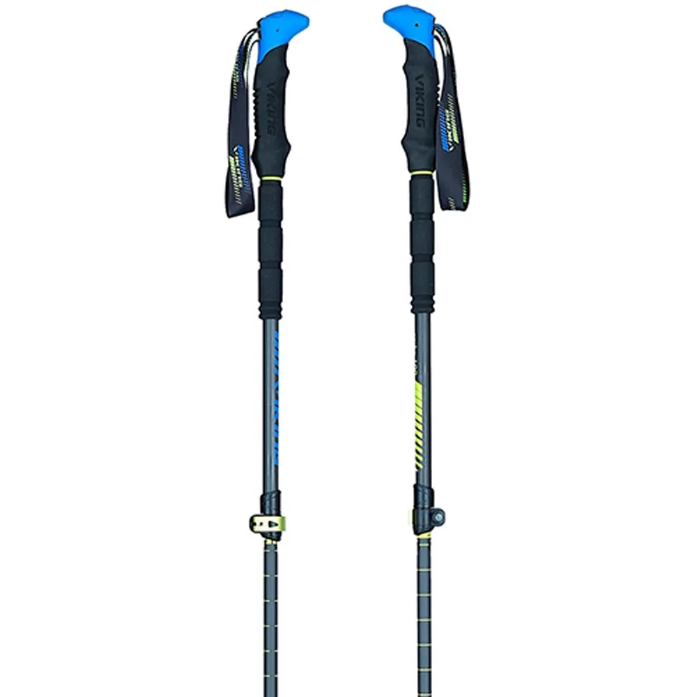 Viking Carbo Lite Stavar, Lime / blue, One Size