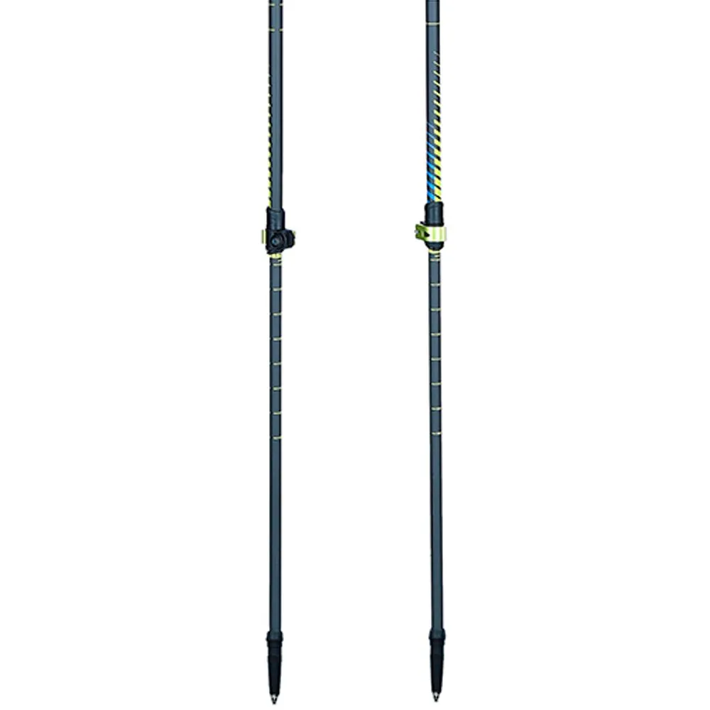 Viking Carbo Lite Stavar, Lime / blue, One Size