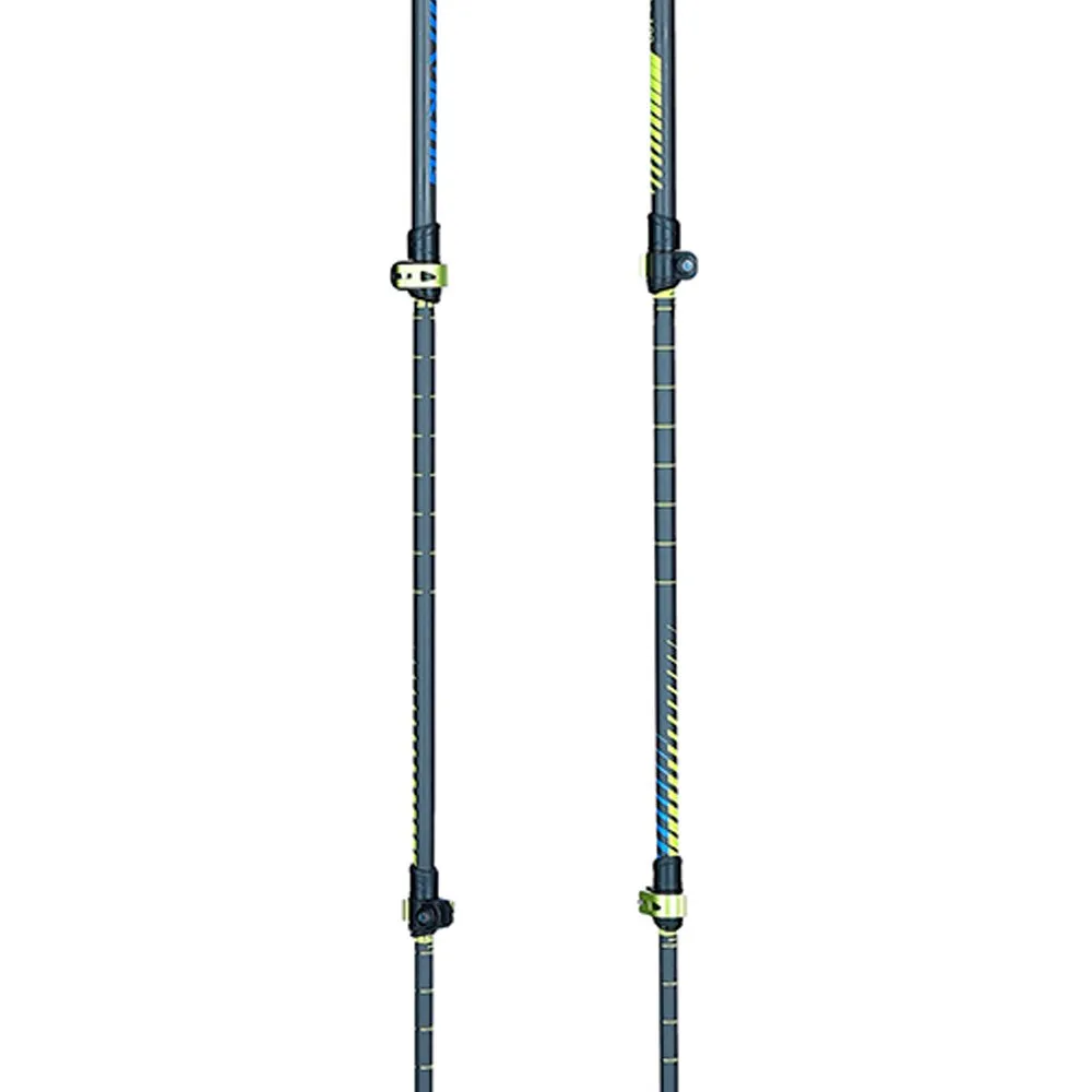Viking Carbo Lite Stavar, Lime / blue, One Size