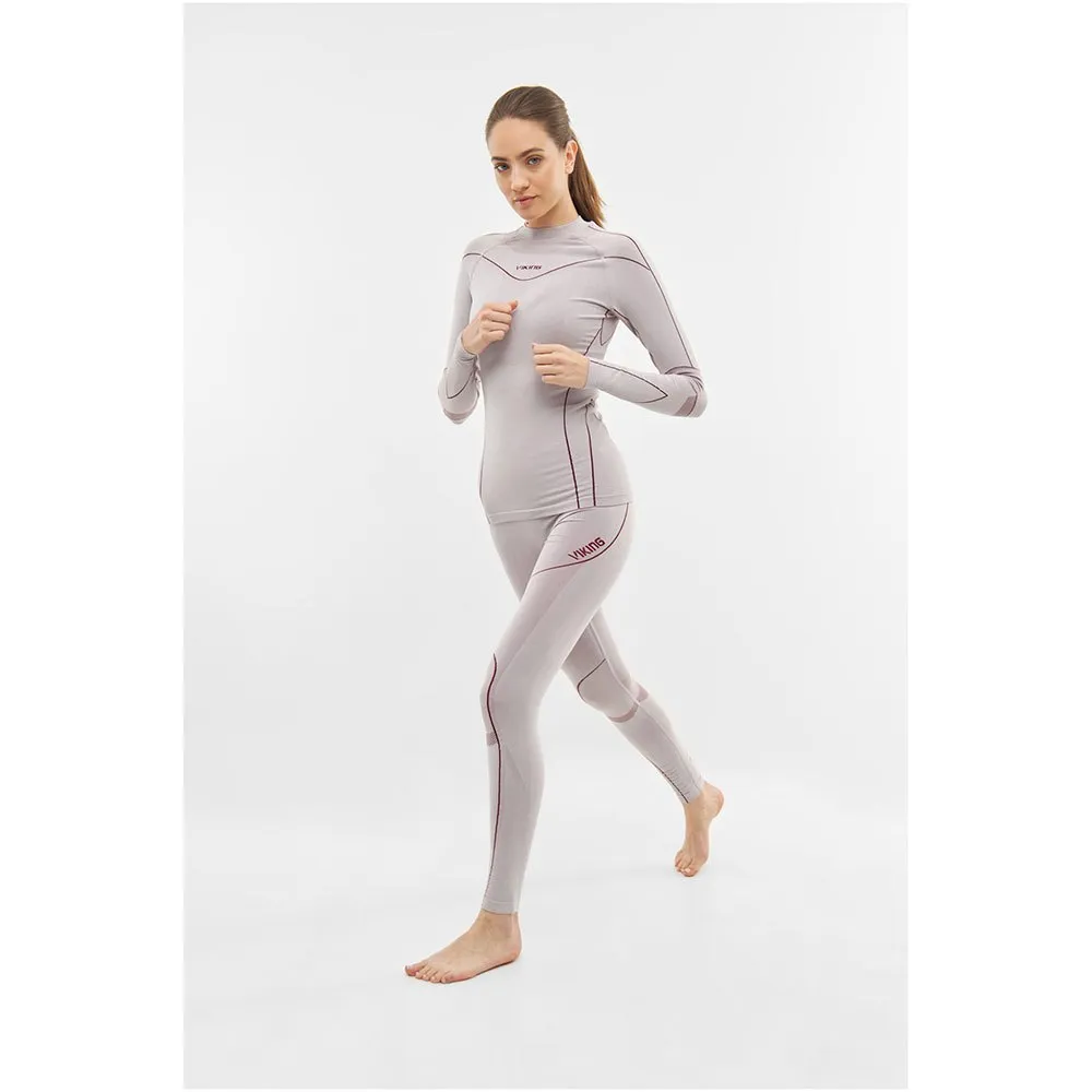 Viking Gaja Turtle Neck Baslager Set, Grey