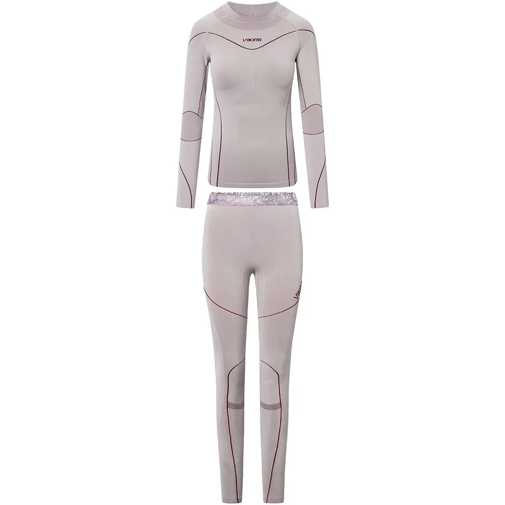 Viking Gaja Turtle Neck Baslager Set, Grey
