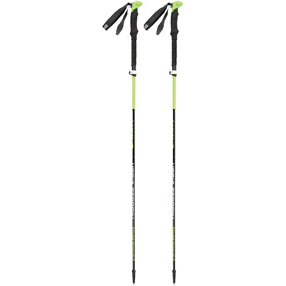 Viking Terve Stavar, Black / lime, One Size Viking Terve Stavar, Black / lime, One Size