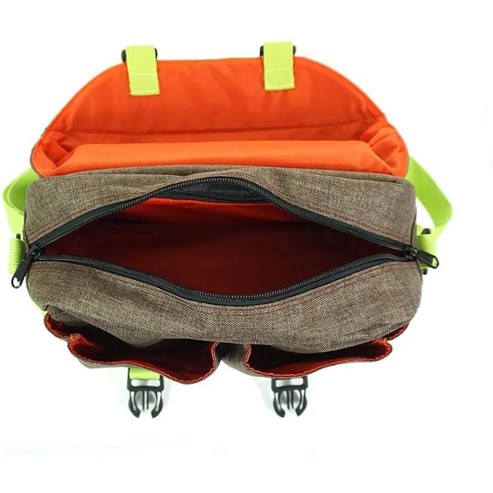 Vincita B018d Lucas Dahon Styrväska, Brown / green, One Size
