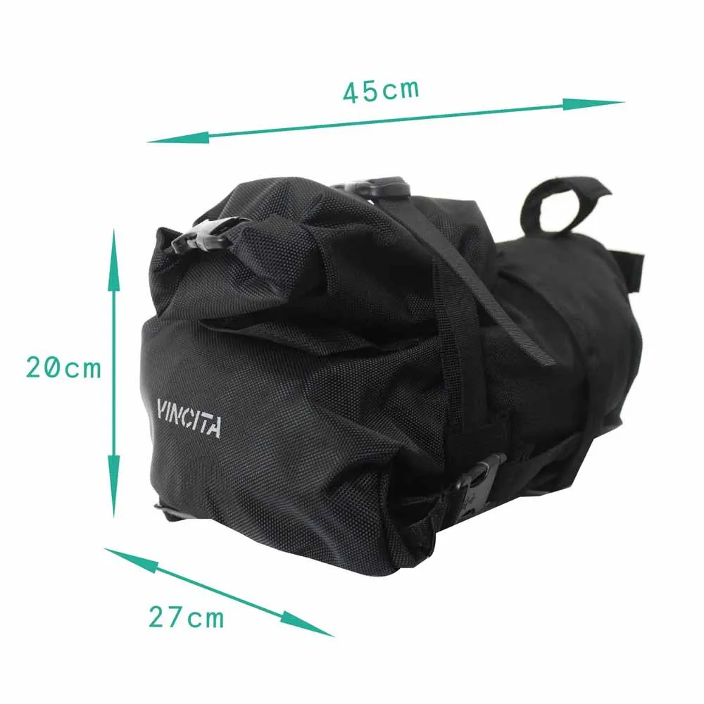 Vincita B038-bl Light Touring Sadeltaske, Black, One Size