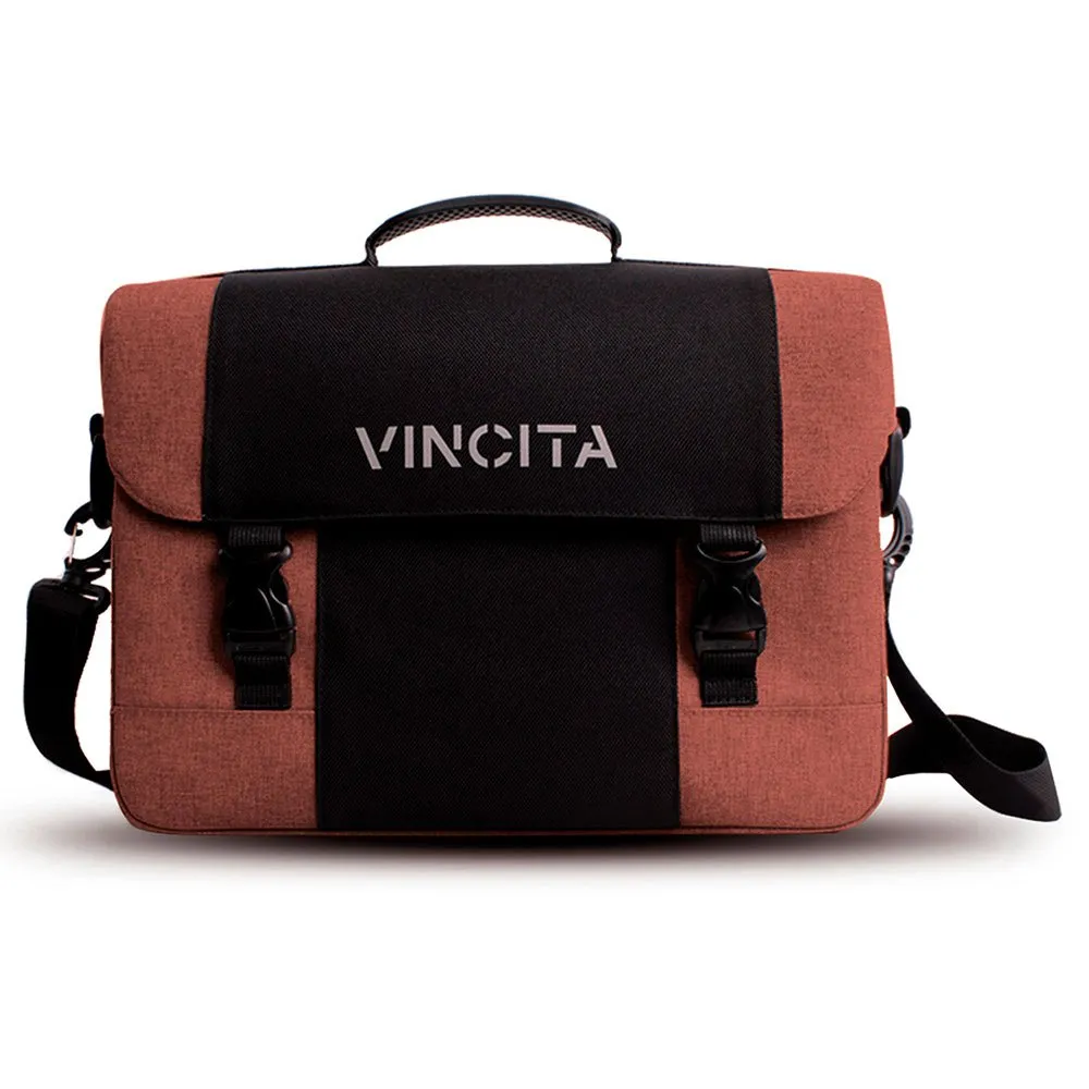 Vincita B205 U-fbr Sidoväska, Black / brown, One Size