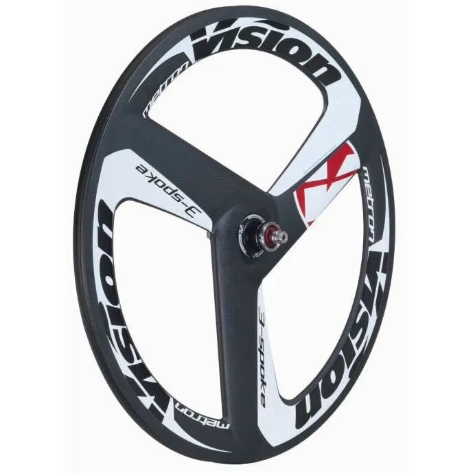 Vision Metron 3-batons Sh Vt-830/s Sh11 Landsvägscykelns Bakhjul, Black, One Size