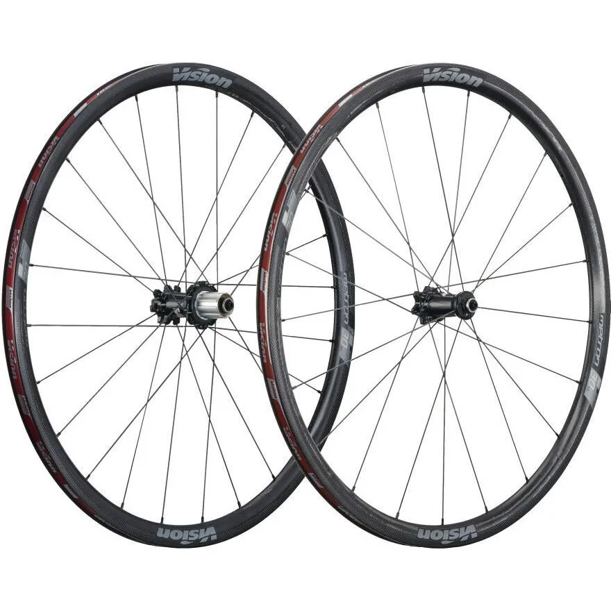 Vision Metron 30 Sl 6h Sh11 V19 Tubular Disc Landsvägshjulset, Black, One Size Vision Metron 30 Sl 6h Sh11 V19 Tubular Disc Landsvägshjulset, Black, One Size
