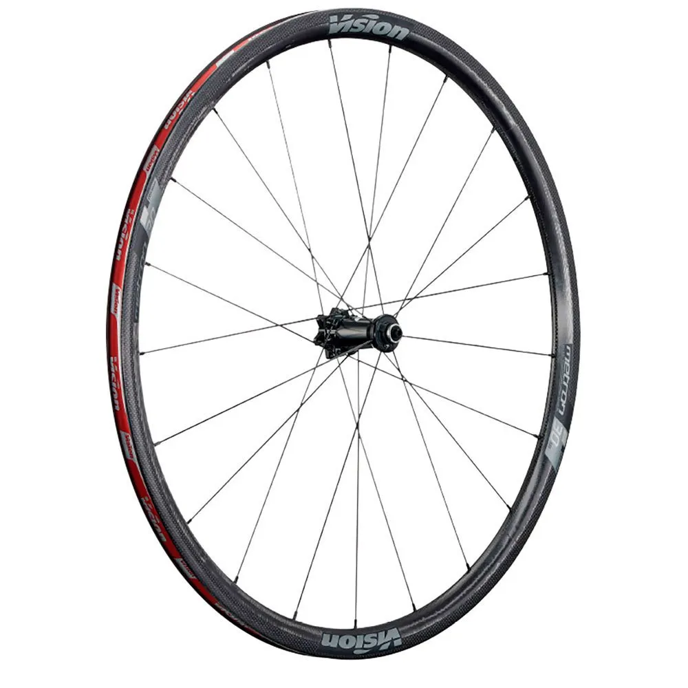Vision Metron 30 Sl Landsvägshjulset, Black, 15 x 100 / 12 x 142mm, Shimano/Sram HG