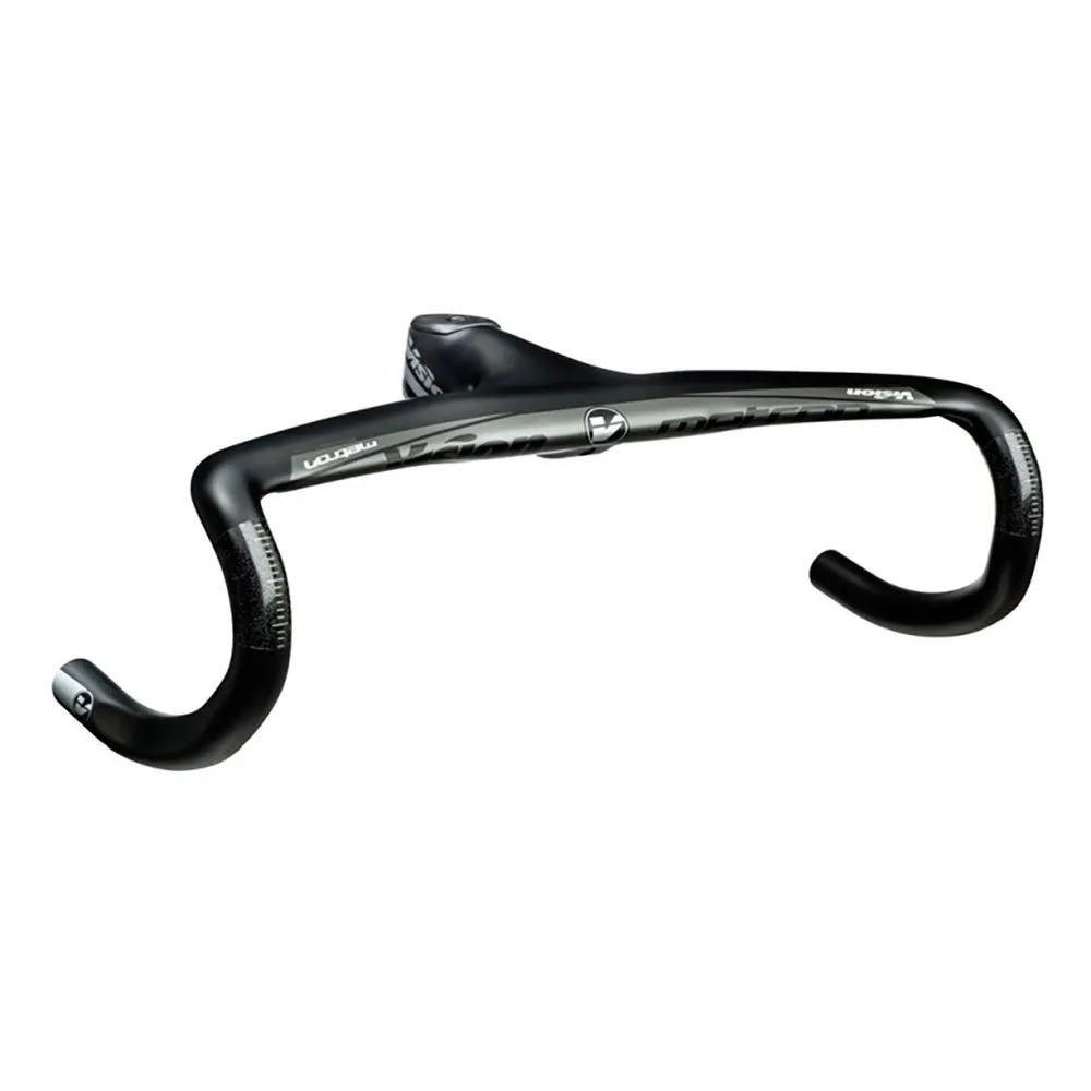 Vision Metron 5d Carbon Drop 120 Mm Integrerat Styre, Black / grey, 31.8mm, 440mm