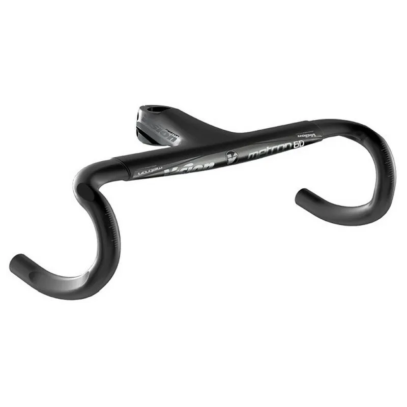 Vision Metron 6d Carbon Drop 100 Mm Integrerat Styre, Black / grey, 31.8mm, 420mm