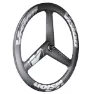 Vision Metron A9 Cl Disc Tubular Qr 3 Spoke Framhjul För Landsvägscykel, Black, 12 x 100mm