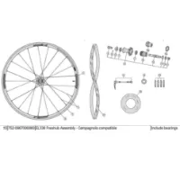 Vision Metron Sl Disc Campagnolo El336 Freehub-kropp Vision Metron Sl Disc Campagnolo El336 Freehub-kropp
