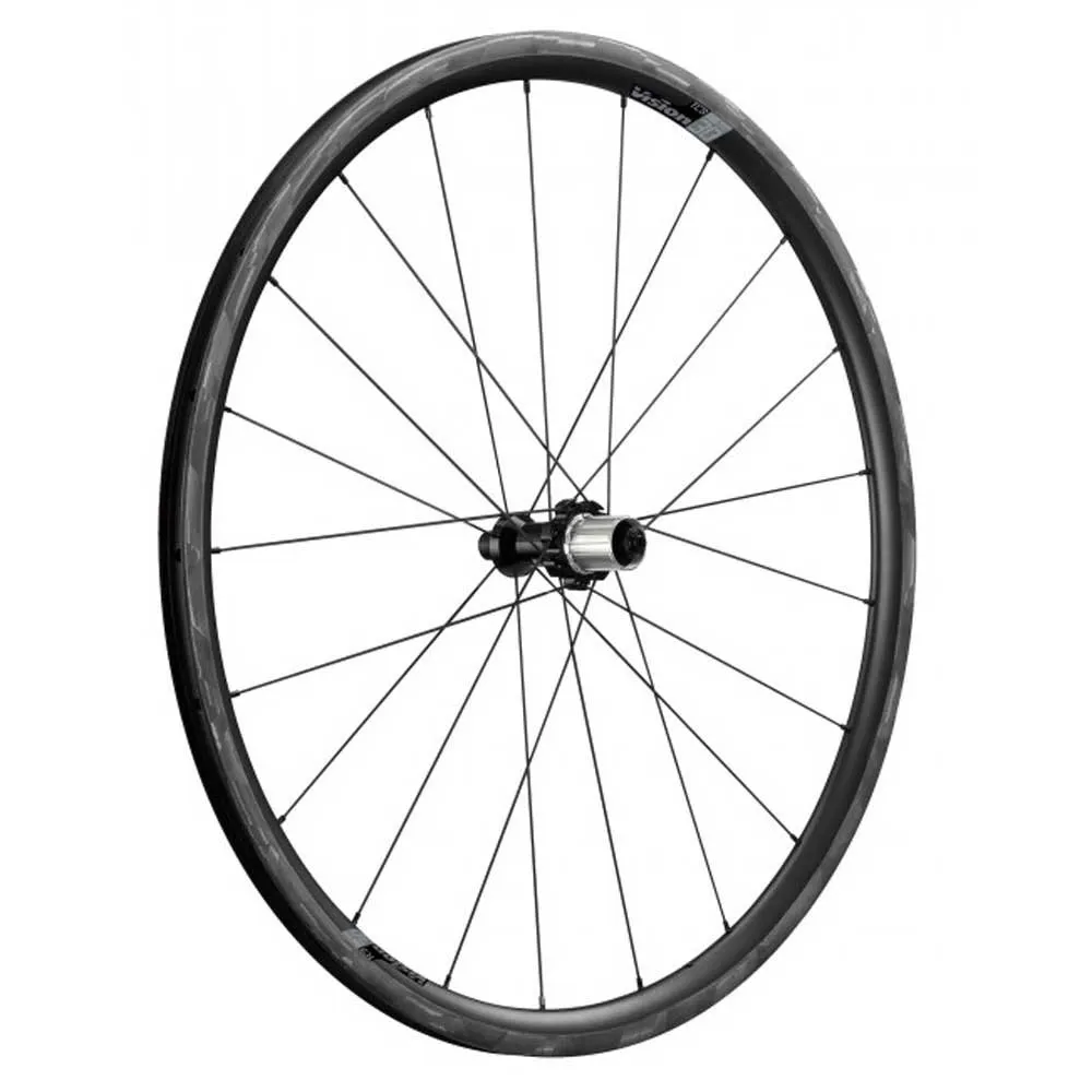 Vision Sc 30 Carbon Disc Tubeless Landsvägshjulset, Black, 9 x 100 / 9 x 135mm, Shimano/Sram HG