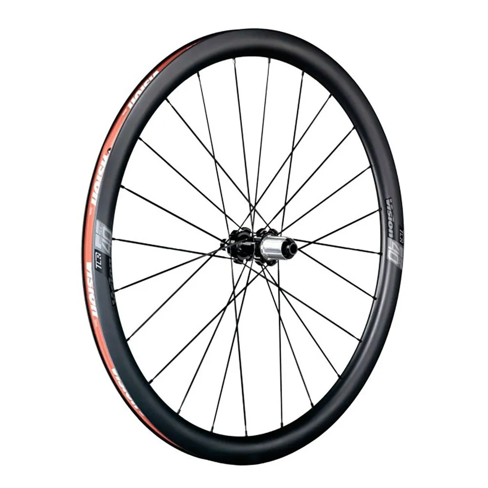 Vision Sc 40 Cl Disc Tubeless Landsvägshjulset, Black, 9/12 x 100 / 9/12 x 135/142mm, Sram XDR