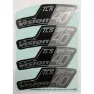 Vision Sc 40 Db Tl Klistermärken, Clear, One Size