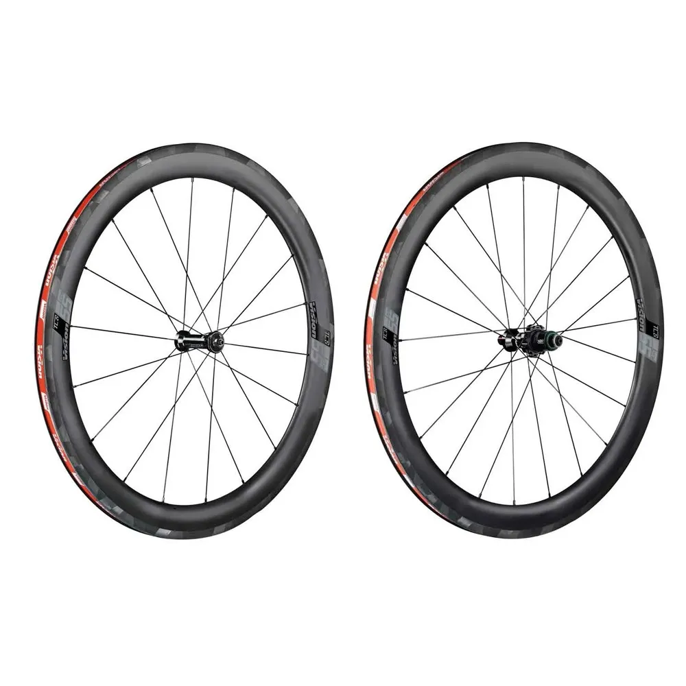 Vision Sc 55 Tubeless Landsvägshjulset, Black, 9 x 100 / 9 x 130mm, Shimano/Sram HG
